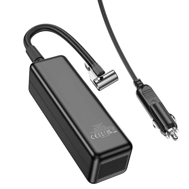 Портативный автомобильный насос Hoco ZP5 May 2000mAh до 150 PSI ABS черный - изображение 5