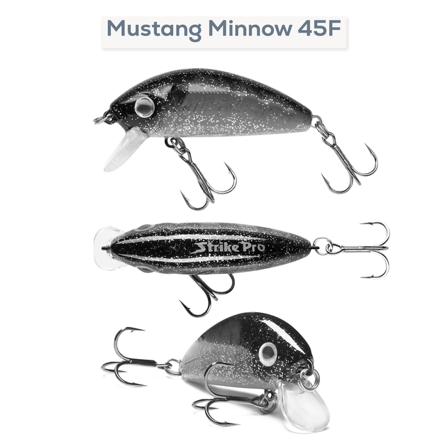 Воблер Strike Pro Mustang Minnow 45F 4.1г A203-264 - зображення 2