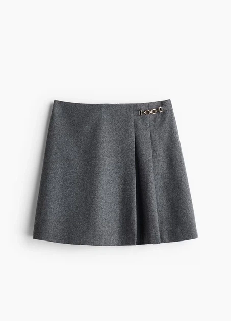 Спідниця H&M 17516 48 Темний сірий (1245) - Фото 3 Спідниця H&M 17516 48 Темний сірий (1245) - изображение 3