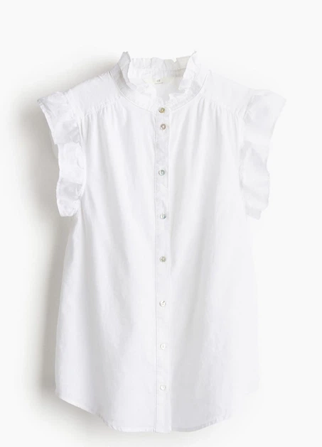 Блуза H&M 17799 Білий XL (1212) - Фото 1 Блуза H&M 17799 Білий XL (1212) - изображение 1