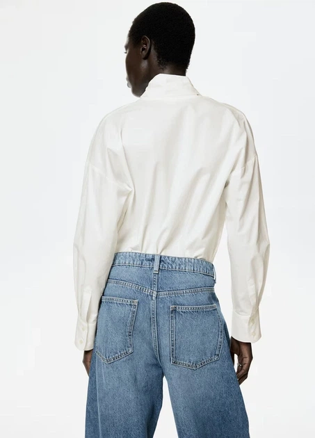 Блуза H&M 17836 Білий M (1339) - Фото 2 Блуза H&M 17836 Білий M (1339) - зображення 2
