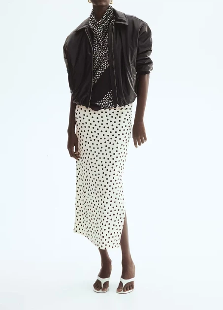 Спідниця H&M 17716 XL Молочний (1329) - Фото 1 Спідниця H&M 17716 XL Молочний (1329) - изображение 1