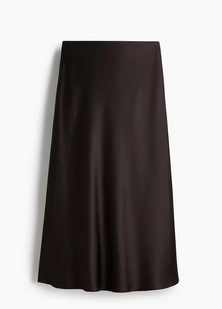 Спідниця H&M 17522 XXL Темний коричневий (1246) - Фото 3 Спідниця H&M 17522 XXL Темний коричневий (1246) - изображение 3