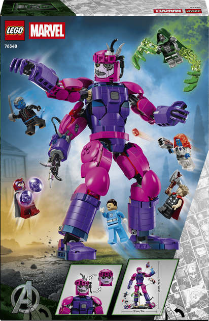 Zestaw klocków LEGO Super Heroes Epicka bitwa - Avengers: Doomsday 846 elementów (76348) - obraz 9