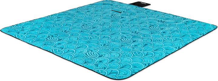 Килимок для пікніка Outtec з термоізоляцією 200 × 200 см Blue Pattern 205910 (5905884429235) - зображення 4