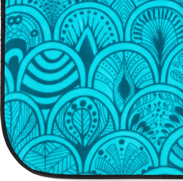 Килимок для пікніка Outtec з термоізоляцією 200 × 200 см Blue Pattern 205910 (5905884429235) - зображення 7