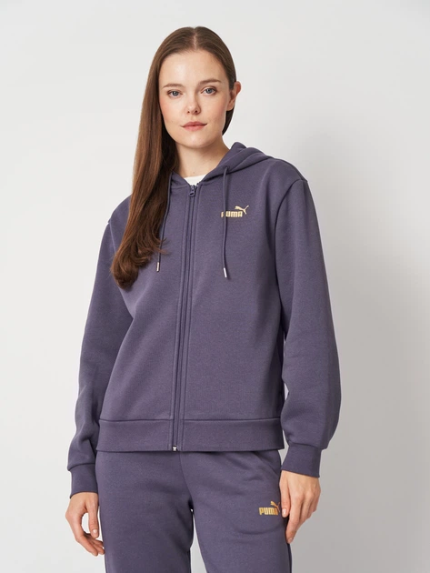 Спортивный костюм женский на флисе Puma Tracksuits 69399635 XS Inky Depths (4070033548868) - изображение 3