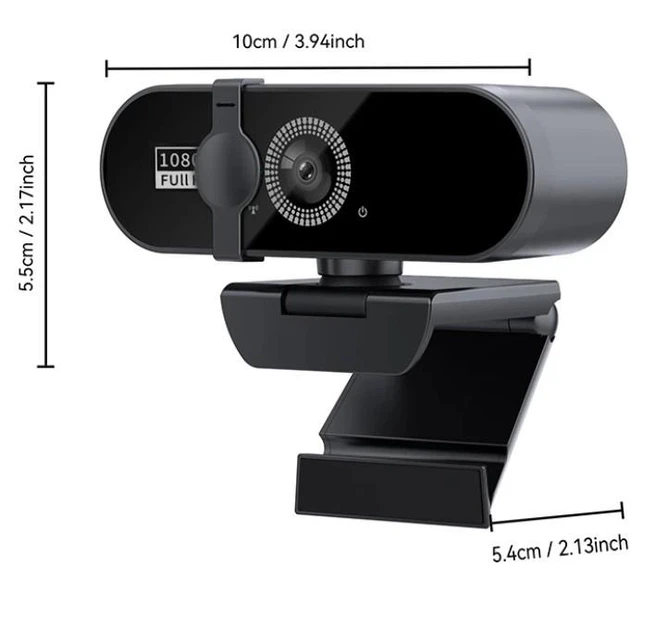 Веб-камера 4K 3840×2160 Автофокус, Мікрофон, Plug and Play USB зі шторкою безпеки - зображення 7