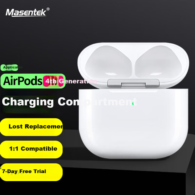 Кейс Masentek для Apple AirPods 4 660 мА/год - изображение 3