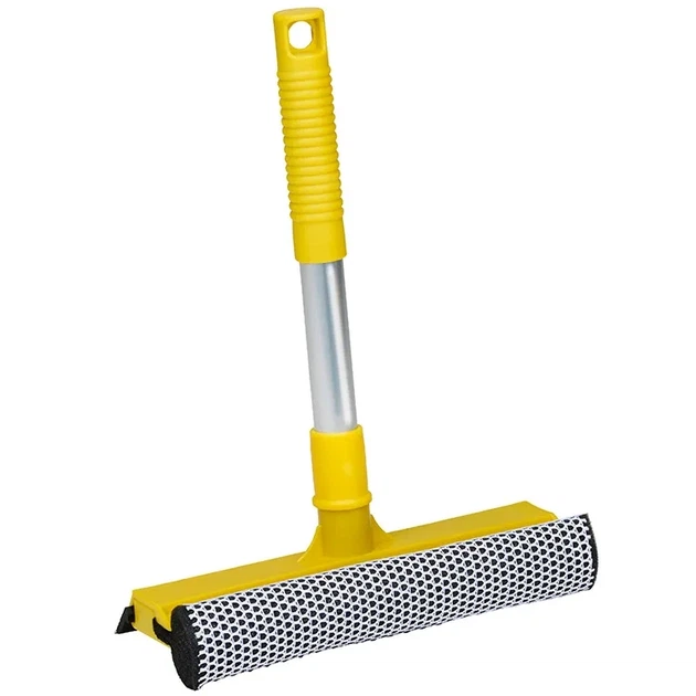 Скребок для миття вікон і дзеркал Dunlop HC 2в1 25 x 20 см Чорно-жовта (8711252255088) - зображення 2