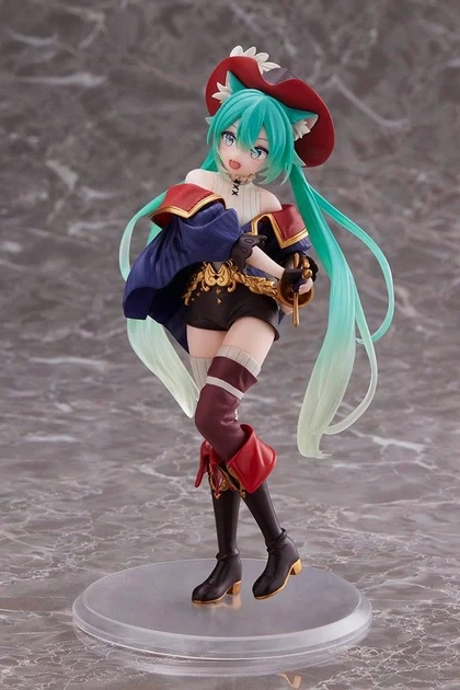 Аниме фигурка Хацуне Мику 20 см Кот в Сапогах, Hatsune Miku Cat wearing boots Fairy Tail - Фото 1 Аниме фигурка Хацуне Мику 20 см Кот в Сапогах, Hatsune Miku Cat wearing boots Fairy Tail - изображение 1