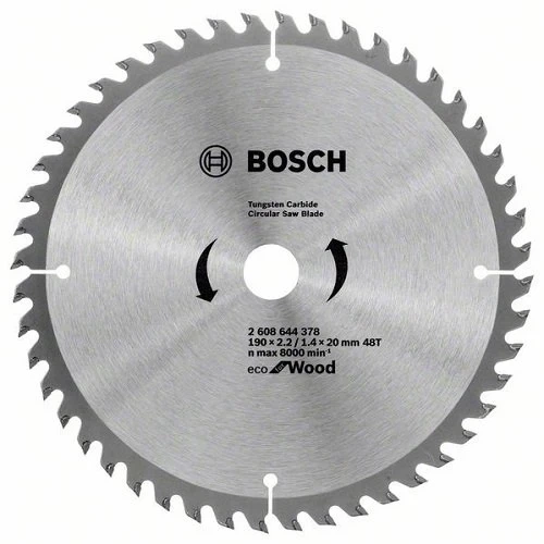 Диск пильный Bosch ECO for Wood 230х30мм Z24, дерево (2608644381) - Фото 1 Диск пильный Bosch ECO for Wood 230х30мм Z24, дерево (2608644381) - изображение 1
