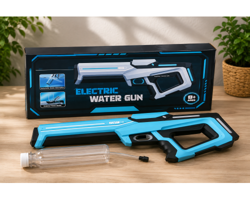 Электрический водяной пистолет Electric Water Gun автоматический водный бластер с набором воды - Фото 1 Электрический водяной пистолет Electric Water Gun автоматический водный бластер с набором воды - изображение 1
