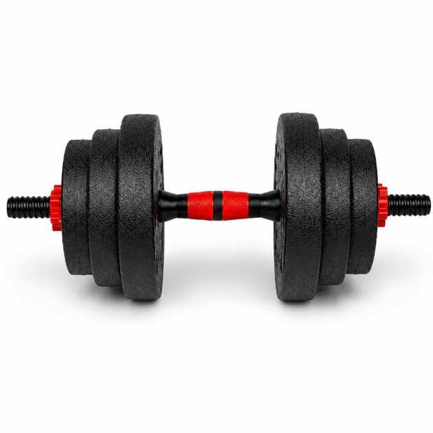 Гантели композитные Champion X-venum 1шт 47см 10.5 кг Черно-Красный - Фото 2 Гантели композитные Champion X-venum 1шт 47см 10.5 кг Черно-Красный - изображение 2