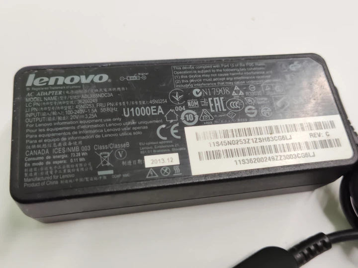Блок живлення Lenovo 65W square tip б/в 00-00000192, mp65wsqtip - зображення 2