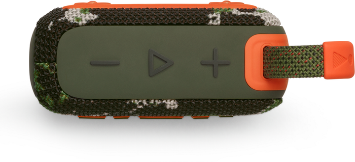 Колонка портативна — бездротова акустика JBL GO 4 хакі камуфляж (JBLGO4SQUAD) - изображение 5