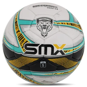 М'яч футбольний професійний №5 SOCCERMAX (PU, Білий-салатовий) (FB-5049_Білий-салатовий) - Фото 2 М'яч футбольний професійний №5 SOCCERMAX (PU, Білий-салатовий) (FB-5049_Білий-салатовий) - зображення 2
