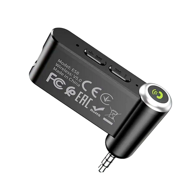 FM-трансмітер Hoco E58 Bluetooth адаптер для автомобіля з AUX і мікрофоном для гучного зв'язку - зображення 7