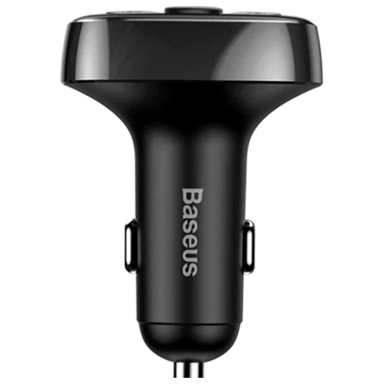 FM-трансмиттер Baseus T Shaped S-09A Bluetooth MP3 плеер для автомобиля с зарядкой и функцией Hands-Free - изображение 5