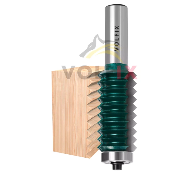 Фреза для зрощування деревини по ширині (мікрошип) VOLFIX (FZ-120-513) D20 h40 d12 (FZ-120-513 d12) - изображение 3
