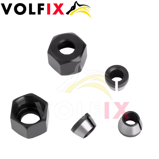 Зажимна цанга (втулка) VOLFIX з гайкою для фрез на 8 мм (VT-01) (VT-01 8мм) - Фото 4 Зажимна цанга (втулка) VOLFIX з гайкою для фрез на 8 мм (VT-01) (VT-01 8мм) - изображение 4