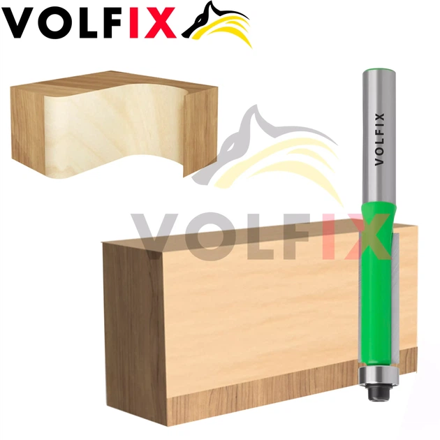 Фреза обкаточна пряма з нижнім підшипником VOLFIX FZ-20-53 d8 (FZ-20-53 d8) - Фото 3 Фреза обкаточна пряма з нижнім підшипником VOLFIX FZ-20-53 d8 (FZ-20-53 d8) - изображение 3