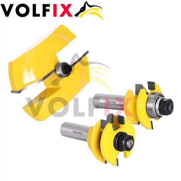 Комплект фрез №10 VOLFIX з 3-х фрез для мебельної обв'язки з фільонкою (FZ-120-901 + FZ-120-953 d12) - изображение 5