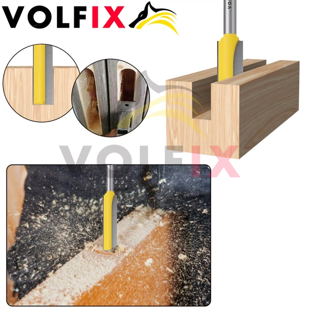 Фреза погружна пряма пазова VOLFIX FZ-105 D10 d8 H105 h51 (FZ 105 D10 d8) - изображение 3