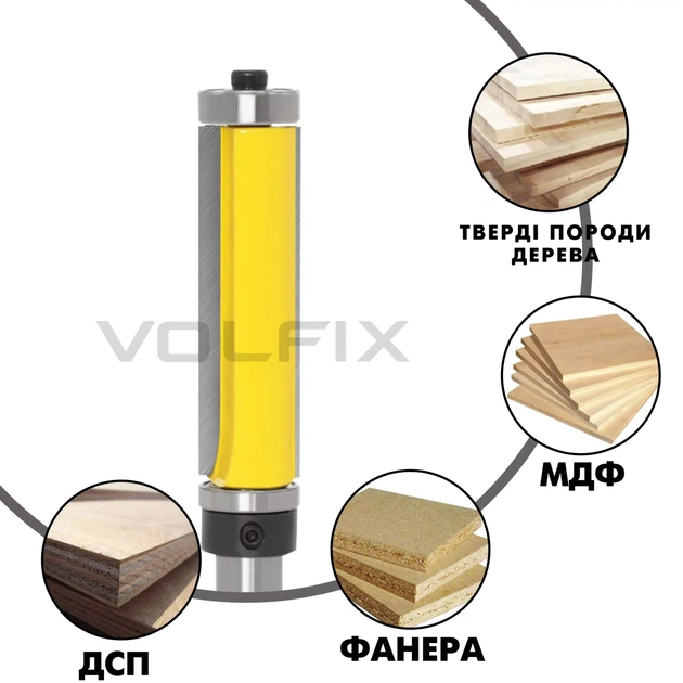 Фреза обкаточна пряма VOLFIX FZ-120-465 d12 (FZ-120-465 d12) - Фото 4 Фреза обкаточна пряма VOLFIX FZ-120-465 d12 (FZ-120-465 d12) - зображення 4