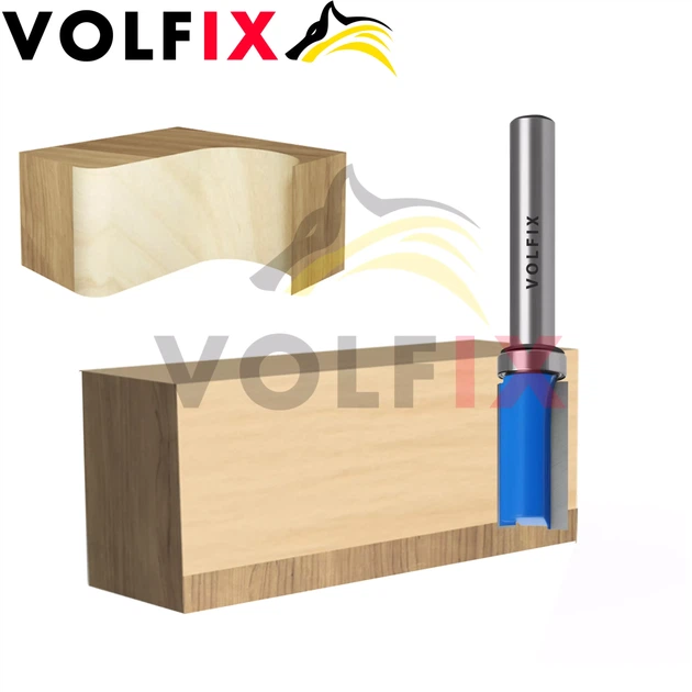 Фреза обкаточна пряма з верхнім підшипником VOLFIX FZ-120-493 d8 (FZ-120-493 d8) - Фото 3 Фреза обкаточна пряма з верхнім підшипником VOLFIX FZ-120-493 d8 (FZ-120-493 d8) - изображение 3