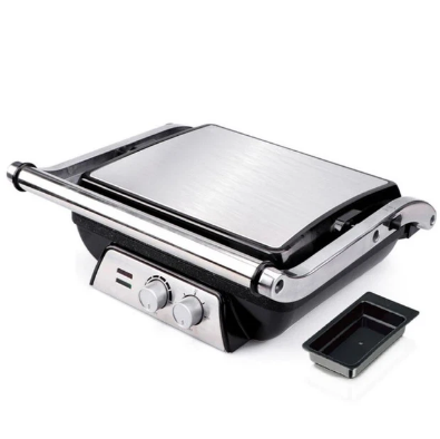 Электрогриль с таймером Гриль с антипригарным покрытием Грильница с терморегулятором - изображение 6
