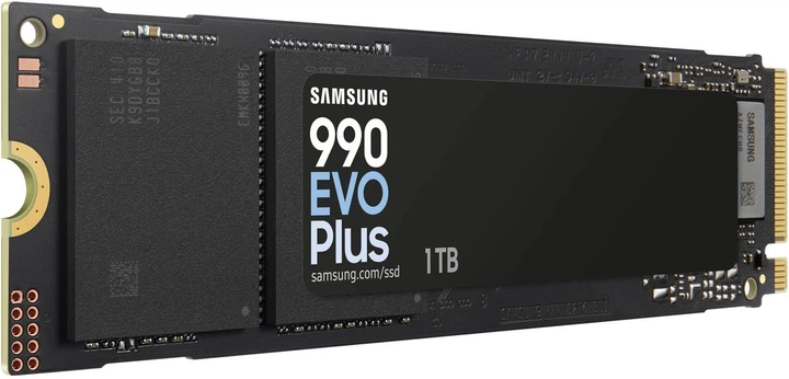 Накопичувач SSD 1ТB Samsung 990 EVO Plus M.2 PCIe 5.0 x2 NVMe V-NAND TLC (MZ-V9S1T0BW) - зображення 2