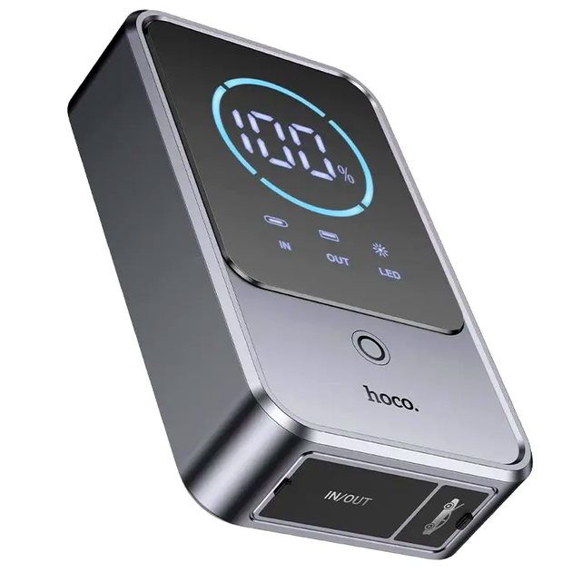 Автомобильное пуско-зарядное устройство Hoco QS7 10000mAh для легковых автомобилей и мотоциклов с функцией Power Bank - изображение 5