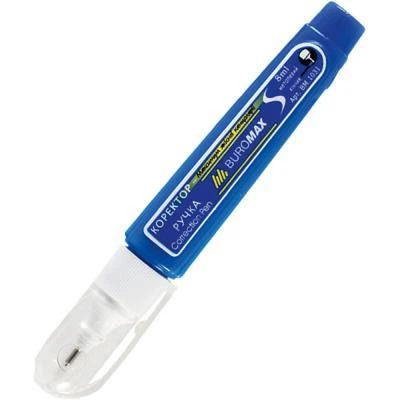 Корректор Buromax pen 8 ml, metal tip - Фото 1 Корректор Buromax pen 8 ml, metal tip - изображение 1
