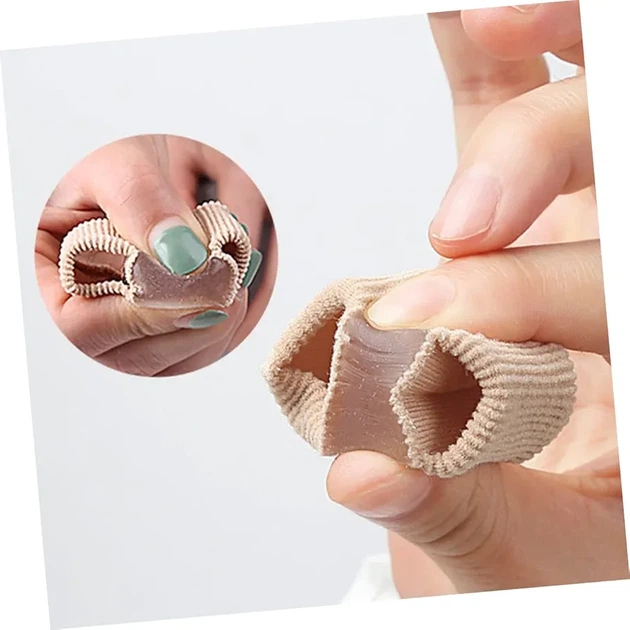 Ортопедичний коректор-роздільник пальців Fiber Toe Separators для корекції вальгусу комплект Розмір L - зображення 8