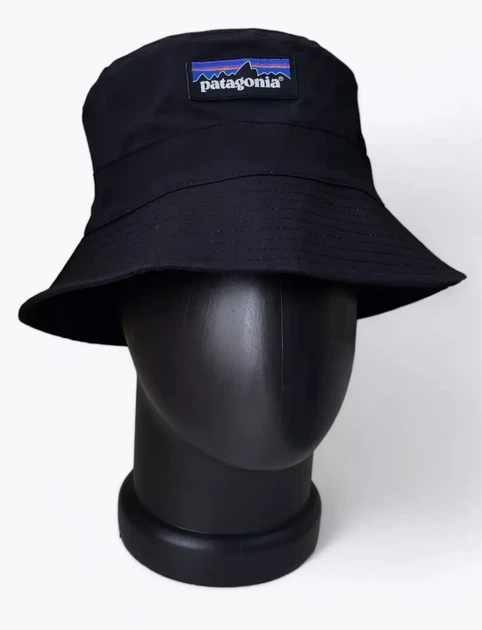Панама-Трансформер Patagonia, One size(универсальный размер), Унисекс, черного цвета(Складывается в мешочек) - изображение 2