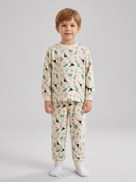Пижама для мальчика 122 Белый MINIMODA (750946-122) - Фото 1 Пижама для мальчика 122 Белый MINIMODA (750946-122) - изображение 1