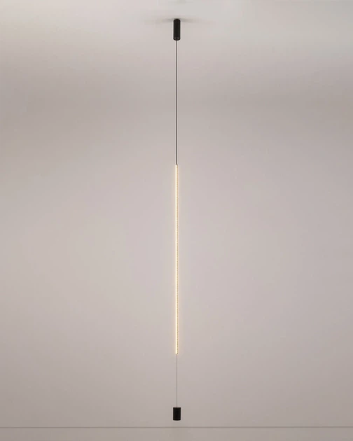 Підвісний світильник, люстра Nowodvorski 10362 Vertic LED 1x19W 3000 K 650 Lm IP20 чорний - зображення 3