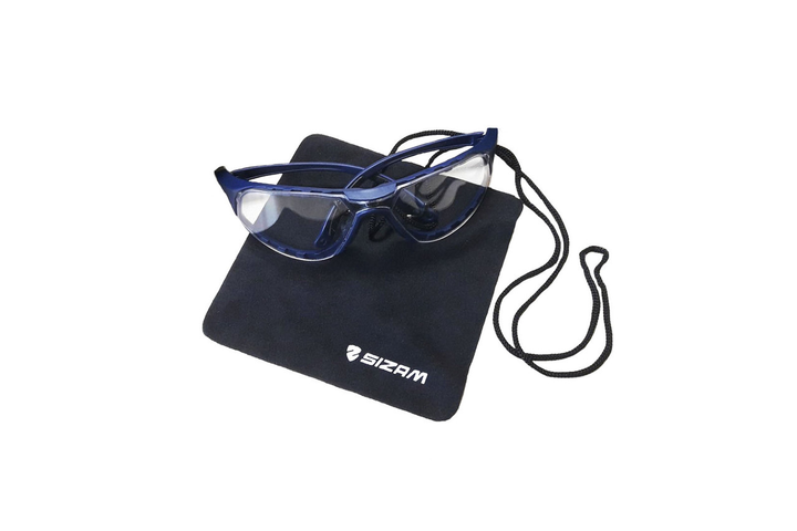 Шнурок для окулярів текстильний з силіконовими петлями Sizam 68,5 см чорний - зображення 2