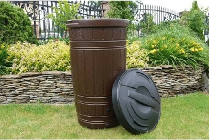 Резервуар для дождевой воды Prosperplast Woodcan 265 л УФ-стабилизированный HDPE коричневый 112х65 см - Фото 7 Резервуар для дождевой воды Prosperplast Woodcan 265 л УФ-стабилизированный HDPE коричневый 112х65 см - изображение 7