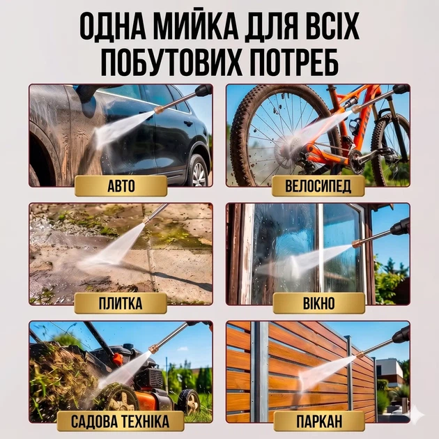 Акумуляторна Авто мийка високого тиску XL-287 безпровідна професійна побутова універсальна портативна мінімийка для машини автомийка в кейсі 2 акумулятори чорна - Фото 4 Акумуляторна Авто мийка високого тиску XL-287 безпровідна професійна побутова універсальна портативна мінімийка для машини автомийка в кейсі 2 акумулятори чорна - изображение 4