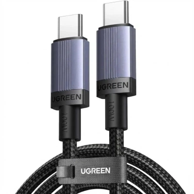 Дата кабель UGREEN USB-C to USB-C PD Fast Charging Cable 100W Max 1m Ugreen (65832) - Фото 1 Дата кабель UGREEN USB-C to USB-C PD Fast Charging Cable 100W Max 1m Ugreen (65832) - зображення 1