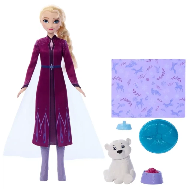 Кукла Эльза с мишкой 29 см Дисней Холодное сердце 2 Mattel (JFG16) — Принцесса Disney Frozen Elsa - Фото 1 Кукла Эльза с мишкой 29 см Дисней Холодное сердце 2 Mattel (JFG16) — Принцесса Disney Frozen Elsa - изображение 1