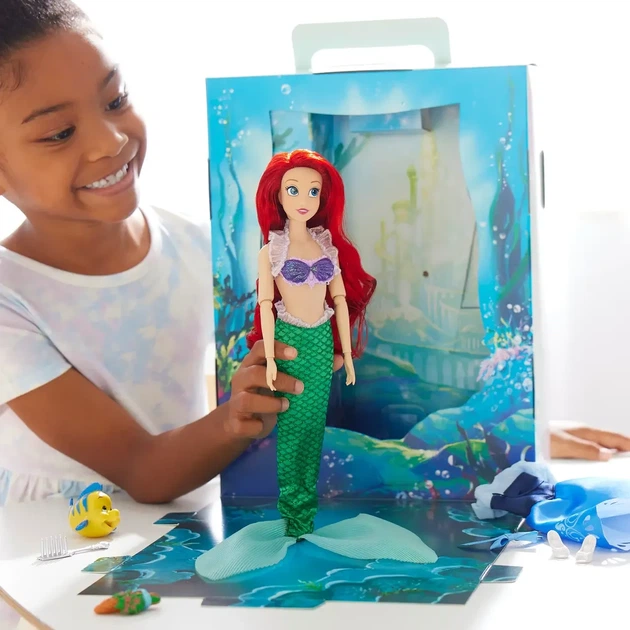 Лялька Русалонька Аріель 30 см Дісней — Принцеса Disney Story Doll Ariel - Фото 5 Лялька Русалонька Аріель 30 см Дісней — Принцеса Disney Story Doll Ariel - зображення 5