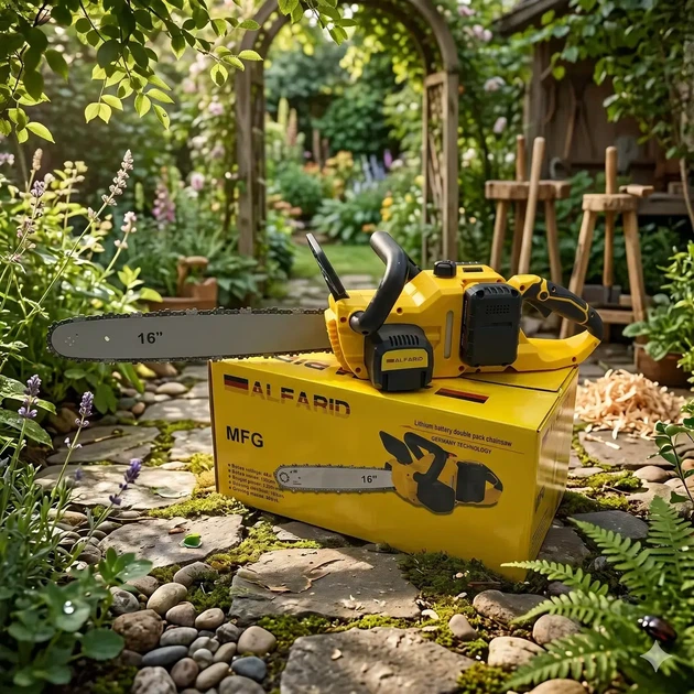 Акумуляторна ланцюгова пила DeWalt DCM775N 48V/6Ah — 2 шт., 45 см шина, 24 м/сек швидкість ланцюга - изображение 3
