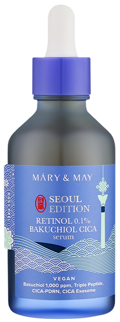 Антивікова сироватка для обличчя Mary&May з ретинолом і бакучіолом 80 мл (8809670682699) - Фото 1 Антивікова сироватка для обличчя Mary&May з ретинолом і бакучіолом 80 мл (8809670682699) - зображення 1