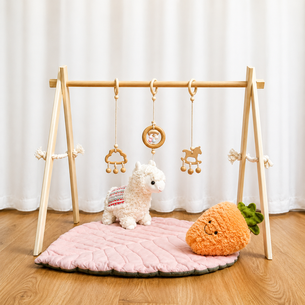 Напольный мобиль без игрушек Детский игровой тренажер Стойка Baby Gym - Фото 4 Напольный мобиль без игрушек Детский игровой тренажер Стойка Baby Gym - изображение 4
