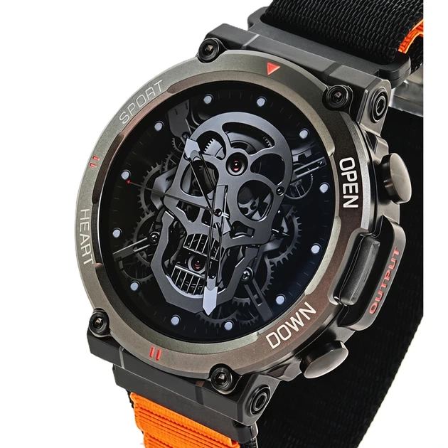 Розумний смарт годинник Smart Storm Cyber Orange, 2 ремінці - Фото 2 Розумний смарт годинник Smart Storm Cyber Orange, 2 ремінці - зображення 2
