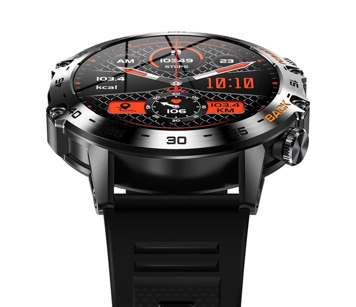 Розумний смарт годинник Smart Delta K52 Black Rubber, 2 ремінці - Фото 3 Розумний смарт годинник Smart Delta K52 Black Rubber, 2 ремінці - зображення 3