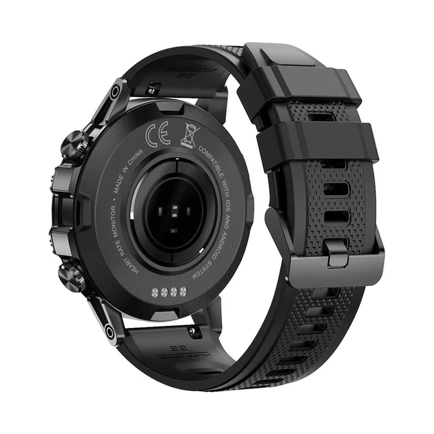 Розумний смарт годинник Smart Delta K52 Black Rubber, 2 ремінці - Фото 12 Розумний смарт годинник Smart Delta K52 Black Rubber, 2 ремінці - зображення 12